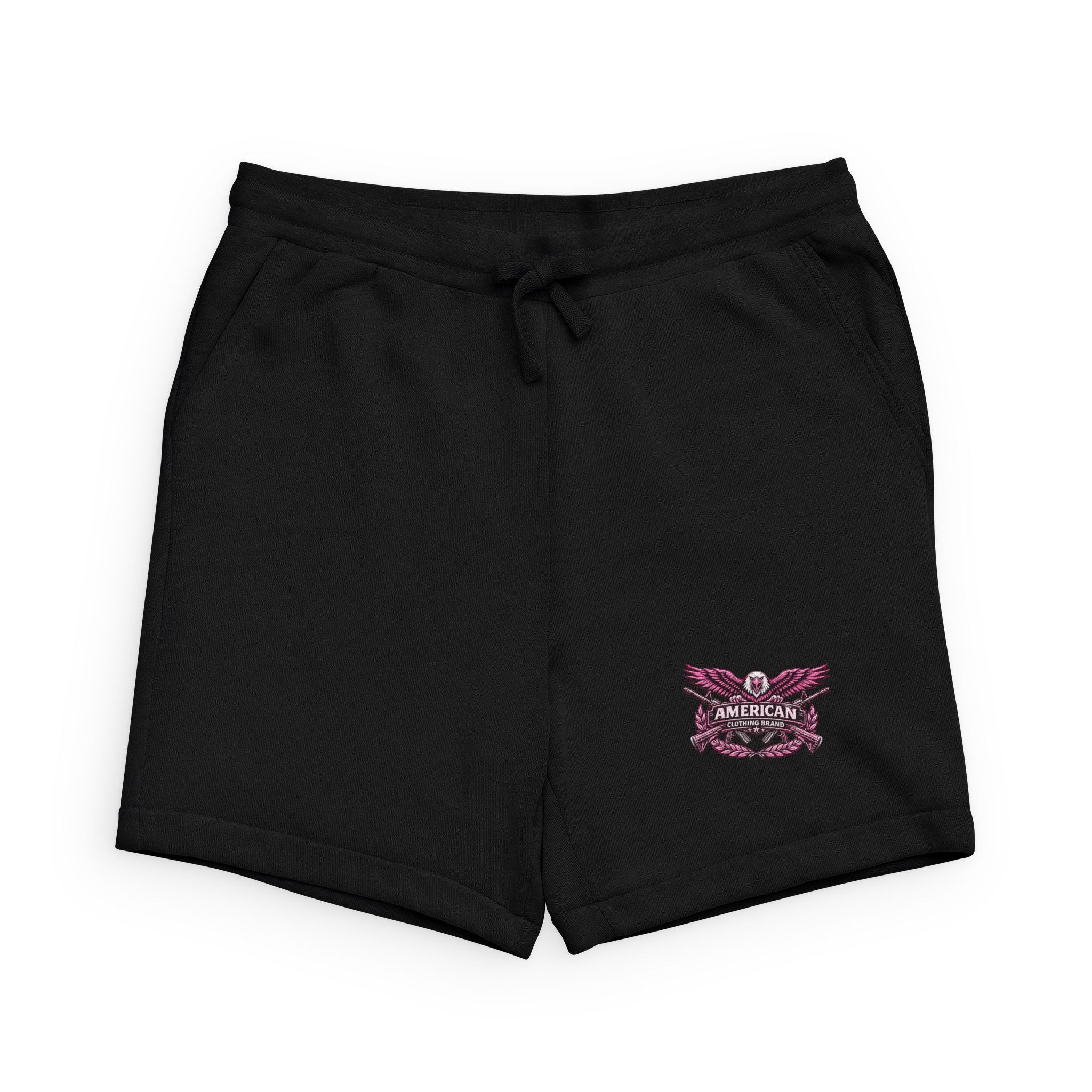 Pink Floral 'American Woman' Casual Sweatshorts