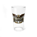 16oz Mixing Glass with American Eagle Crest – Patriotic Barware