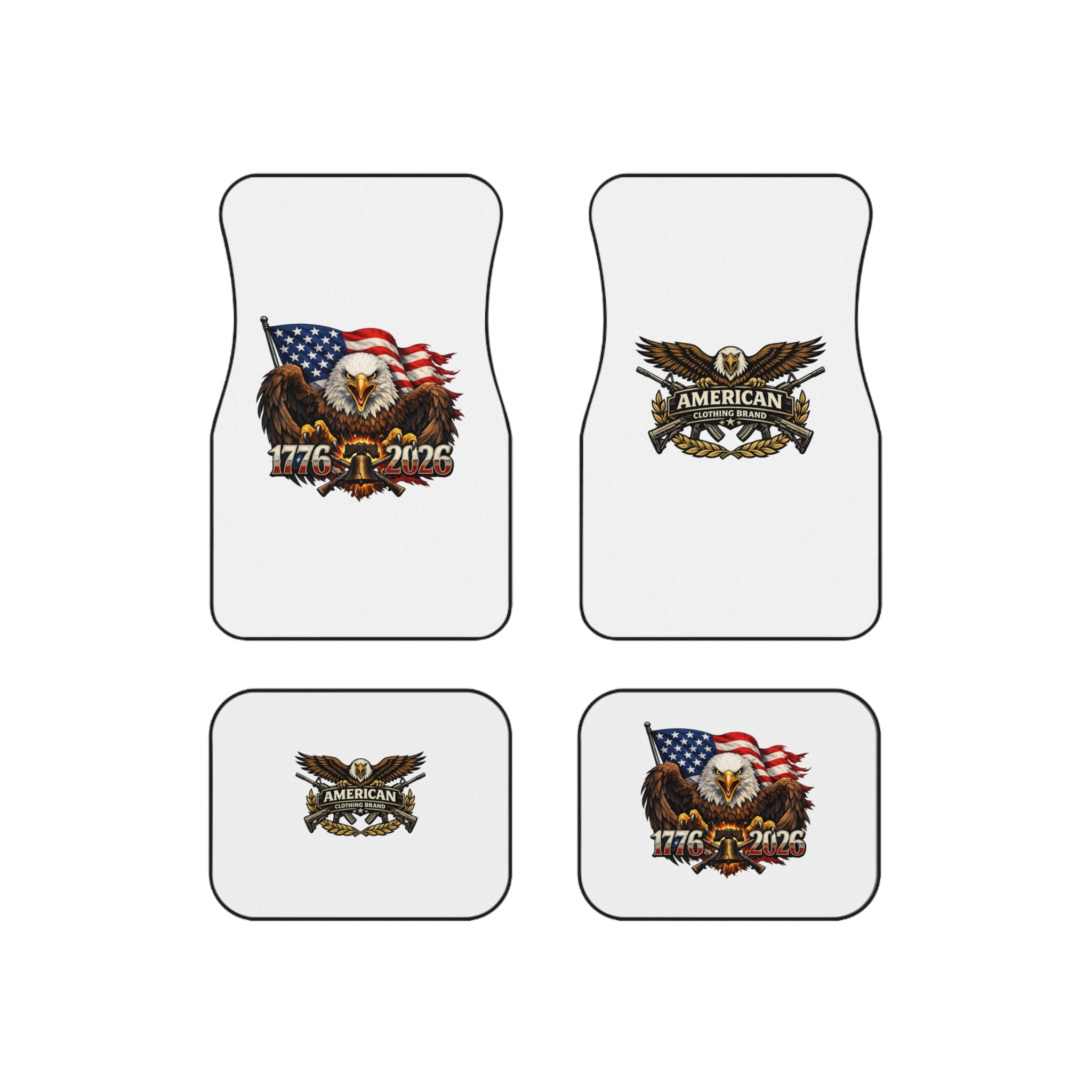 America 250th Anniversary Eagle Car Mats (Set of 4)