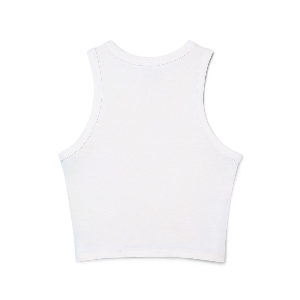 American Eagle Graphic Tank Top — Pink Patriotic Racer Crop