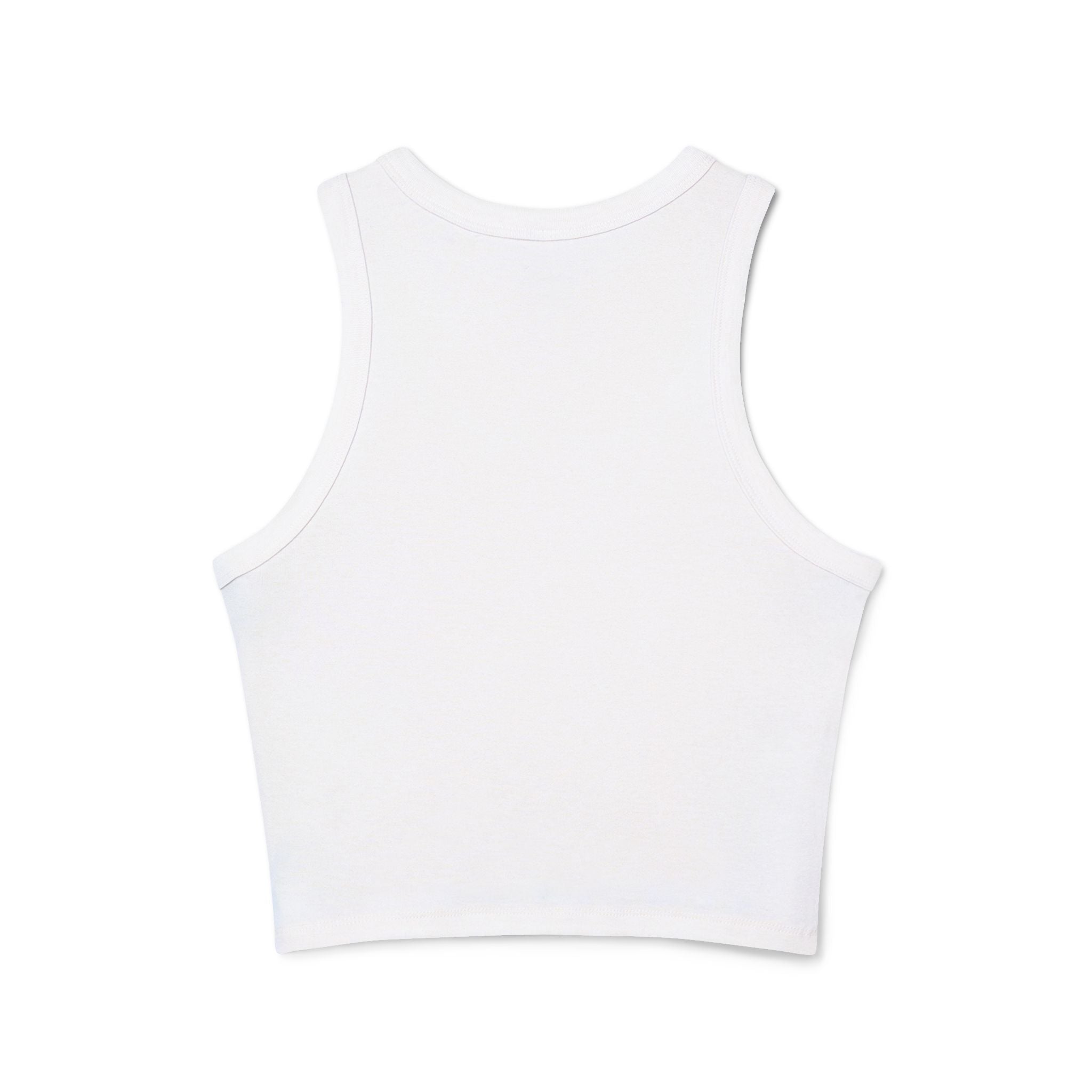 American Eagle Graphic Tank Top — Pink Patriotic Racer Crop