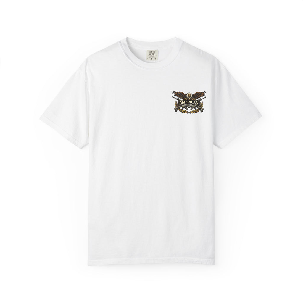 Thin Blue Line Flag T-Shirt — Police Support Back Print
