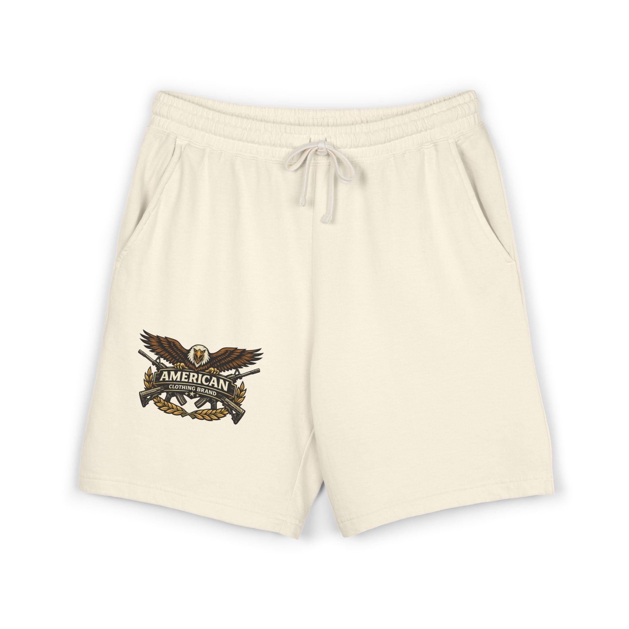 American Eagle Graphic Sweat Shorts — Lightweight Fleece Casual Lounge Shorts