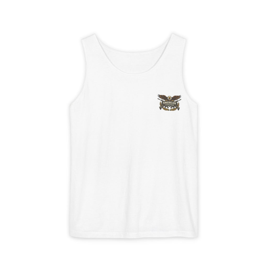 250th Anniversary Eagle Tank Top — "This We'll Defend" Patriotic Military Emblem