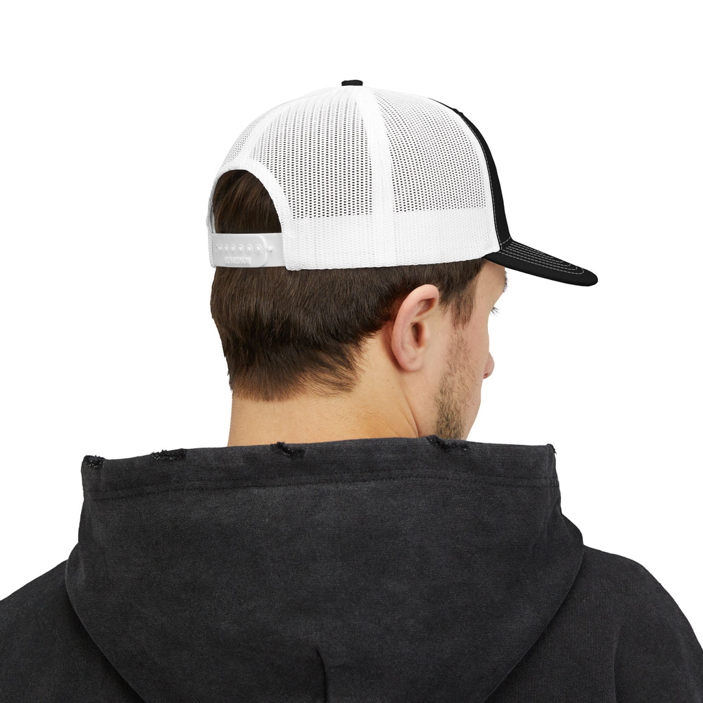 American Eagle Trucker Cap – Patriotic Snapback Mesh Hat