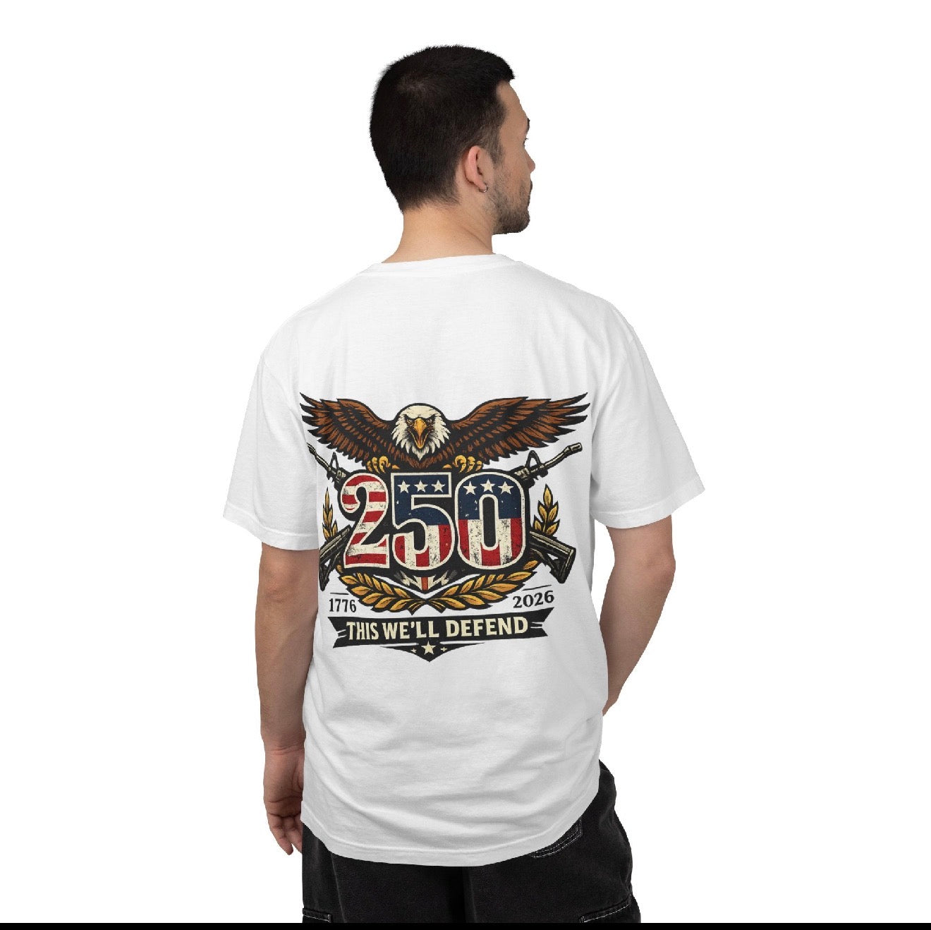 American Eagle 250 Patriot T-shirt | 1776-2026 This We'll Defend